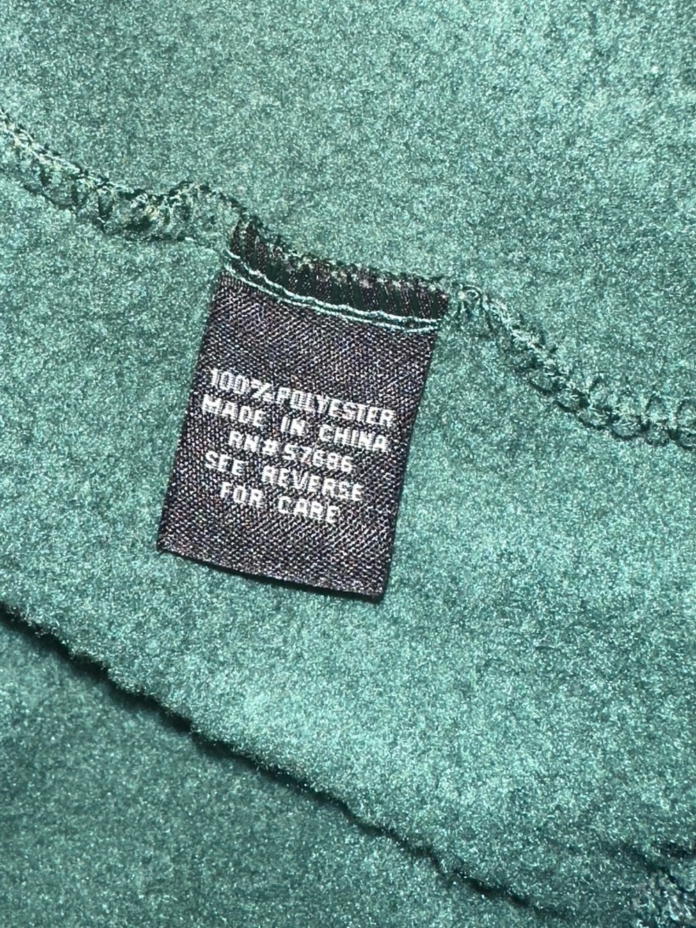 Yankees Size Large Women's New Look Green and White NY Varsity Jacket - Picture 8 of 10